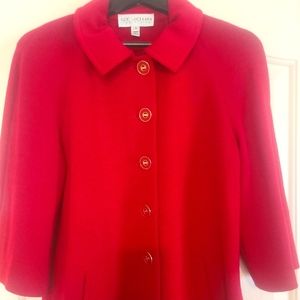 St. John Collection size 8 red cardigan